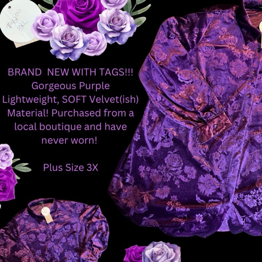 BRAND NEW PLUS SIZE TOP!